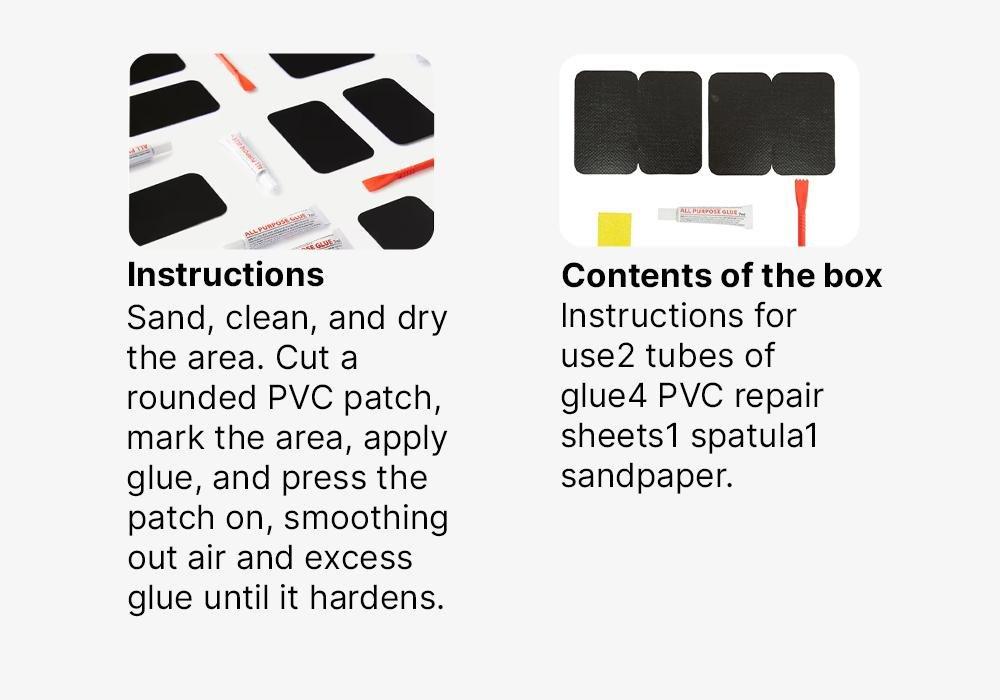 Inflatable Stand Up Paddleboard Repair Kit, Colorless, No Color, medium