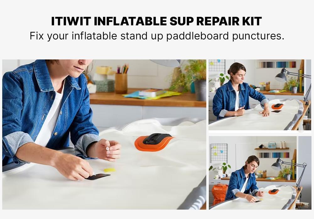 Inflatable Stand Up Paddleboard Repair Kit, Colorless, No Color, large image number 6