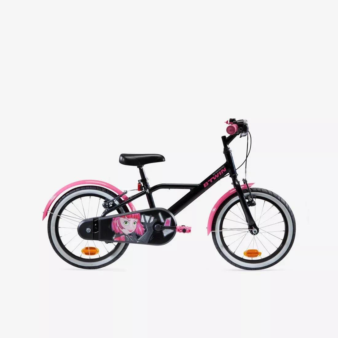16 Inch KIDS BIKE Doctogirl 500 4-6 YEARS OLD - Pink, black, No Color, large image number 1