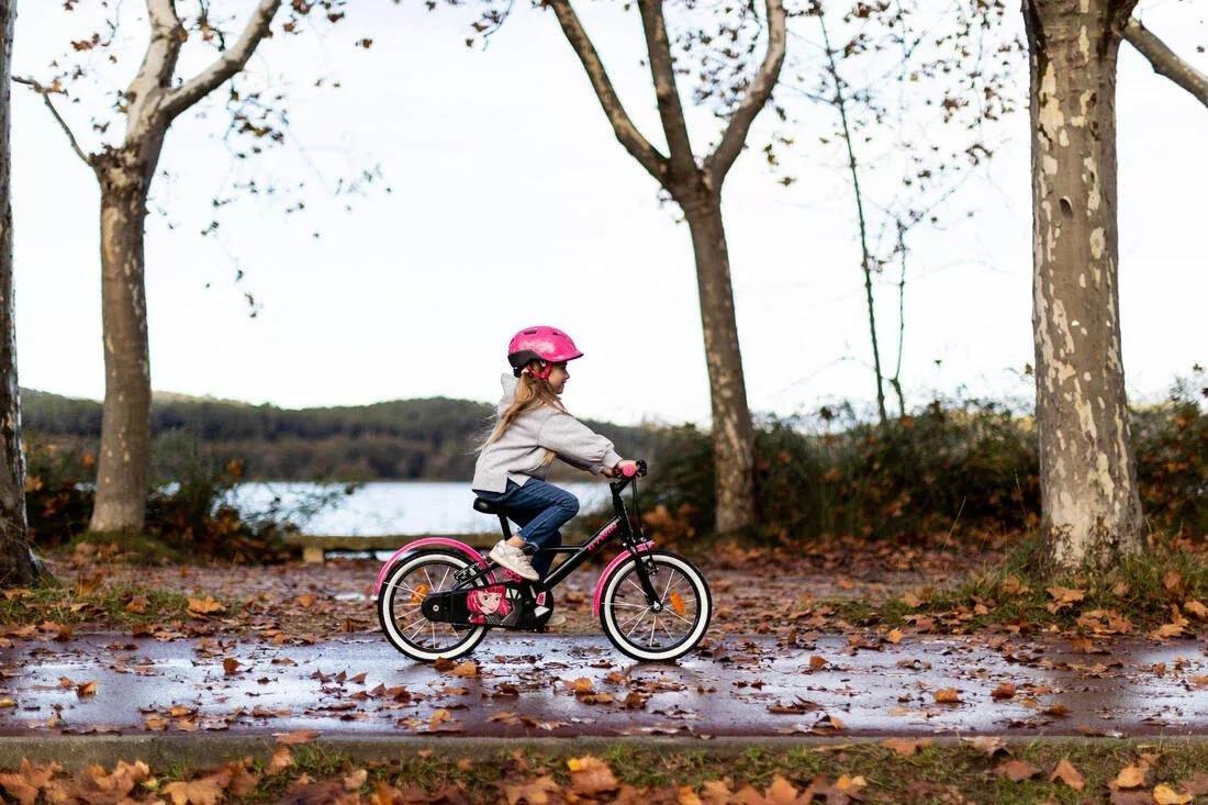 16 Inch KIDS BIKE Doctogirl 500 4-6 YEARS OLD - Pink, black, No Color, large image number 3