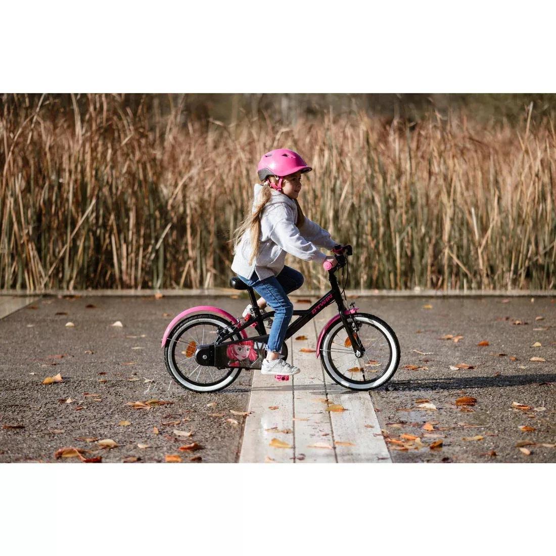 BTWIN - 16 Inch KIDS BIKE Doctogirl 500 4-6 YEARS OLD, BLACK