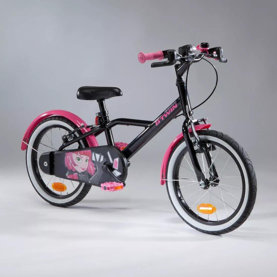16 Inch KIDS BIKE Doctogirl 500 4-6 YEARS OLD - Pink, black, No Color, large image number 11