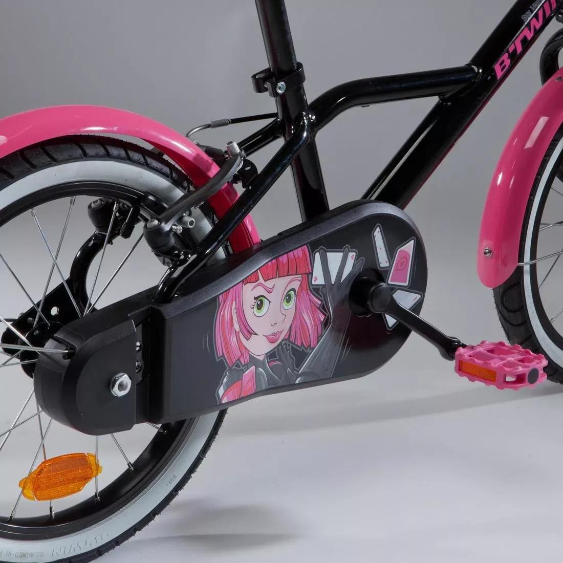 16 Inch KIDS BIKE Doctogirl 500 4-6 YEARS OLD - Pink, black, No Color, large image number 14