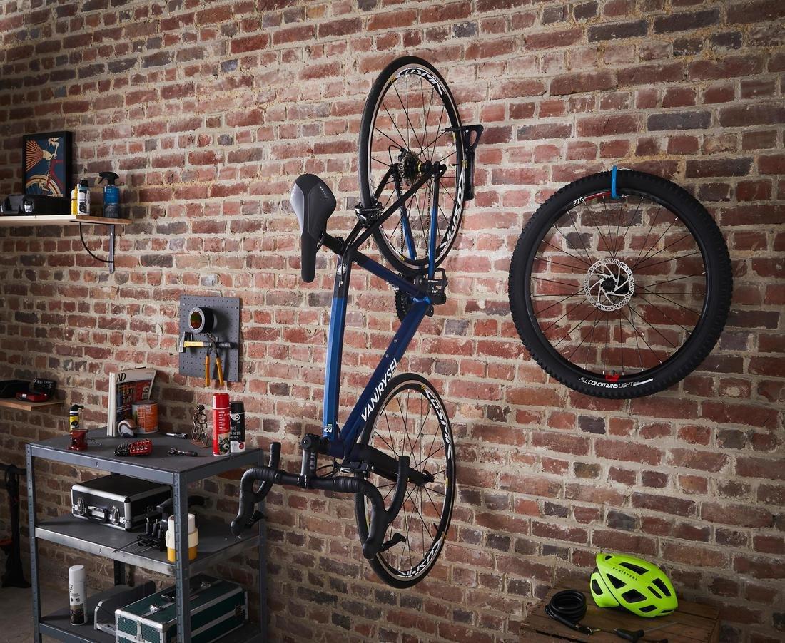 1-Bike Wall Rack, Black, No Color, large image number 8