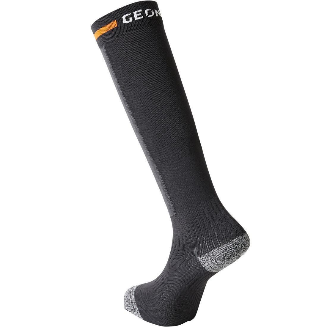 Long Orienteering Socks, Black, No Color, large image number 1