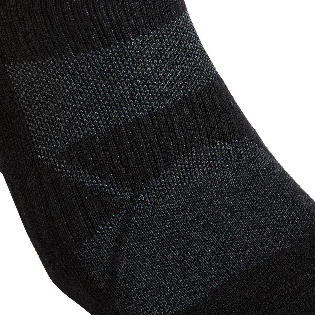 Fitness / Nordic Walking Socks - WS100 Mid 3-Pack, Black, No Color, large image number 3