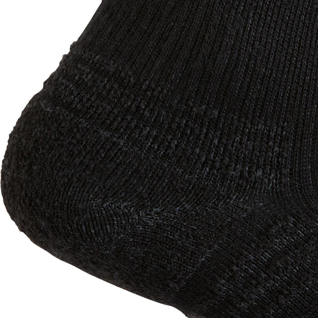 Fitness / Nordic Walking Socks - WS100 Mid 3-Pack, Black, No Color, large image number 4