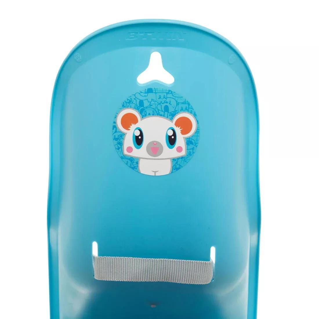 Kids Bike Plushie Seat, Sky Blue, No Color, large image number 4