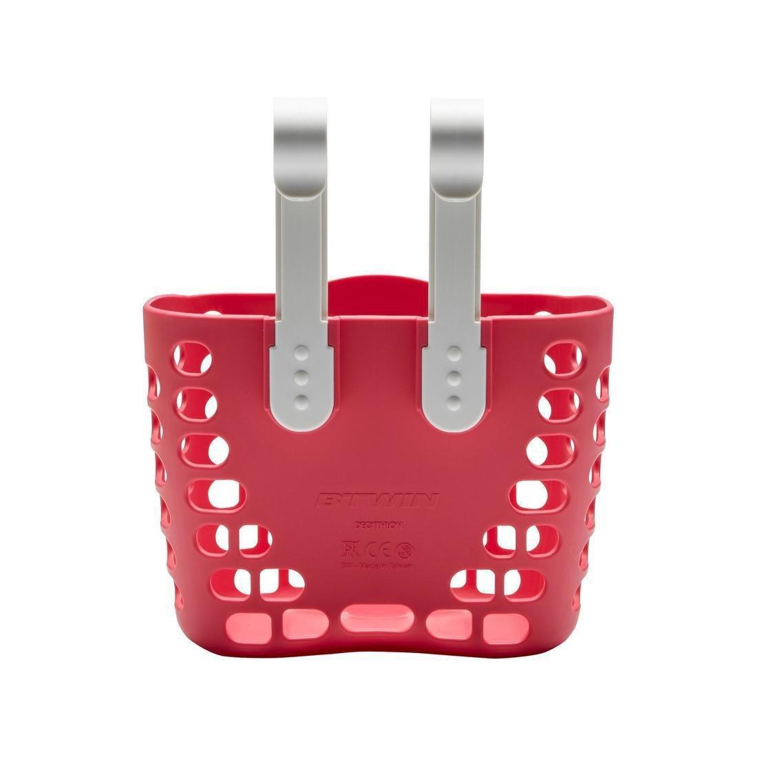 Kids' Bike Pannier, Pink, No Color, large image number 2