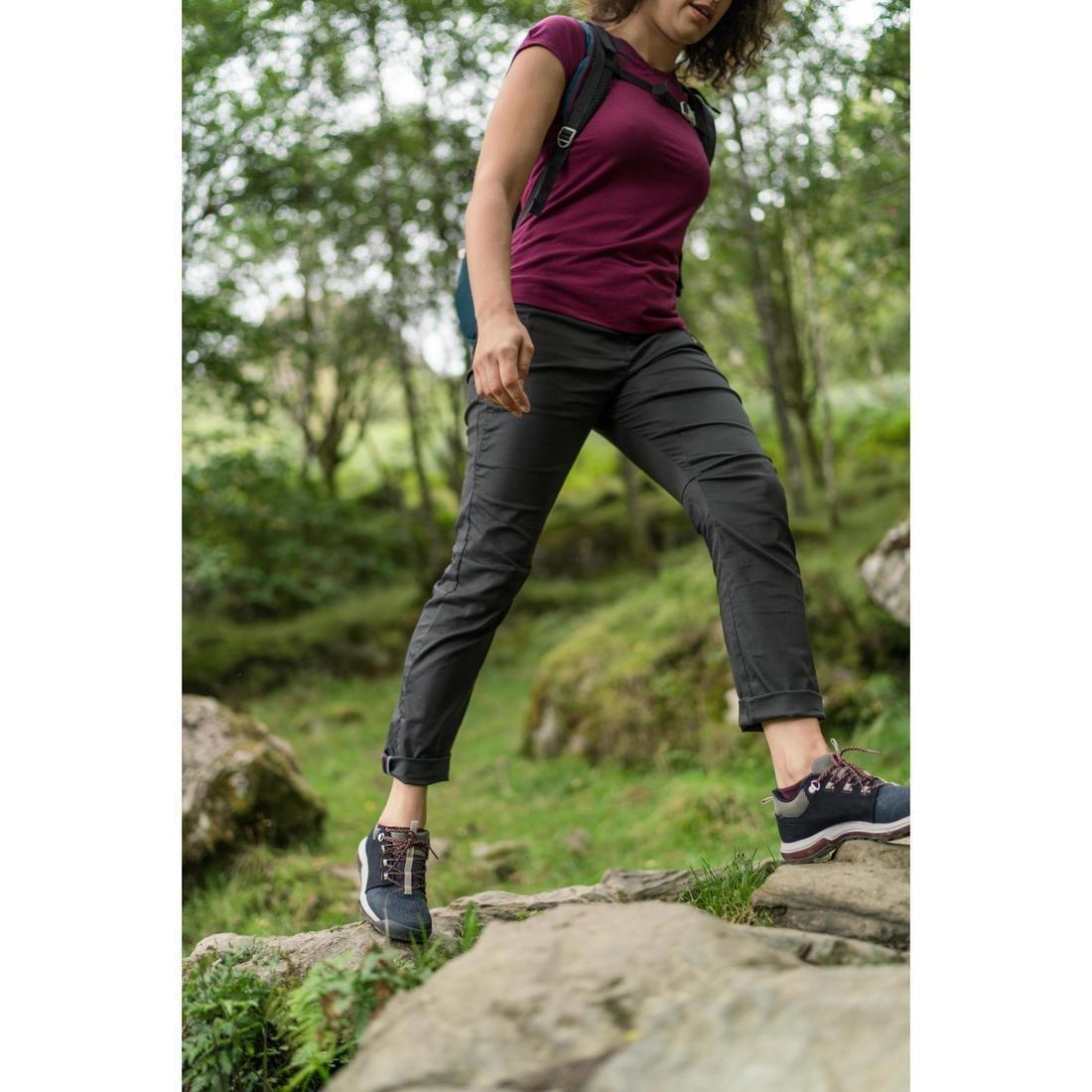 Women's Country Walking Trousers - NH500 Regular, Carbon Grey, , large image number 2