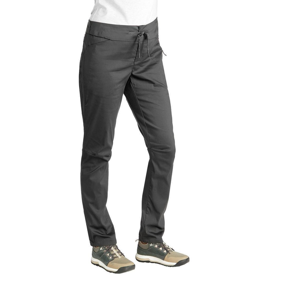 QUECHUA - Women's Country Walking Trousers - NH500 Regular, Carbon Grey