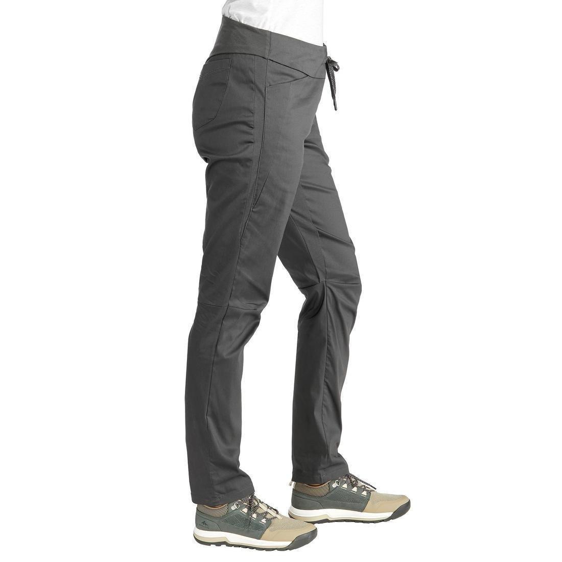 QUECHUA - Women's Country Walking Trousers - NH500 Regular, Carbon Grey