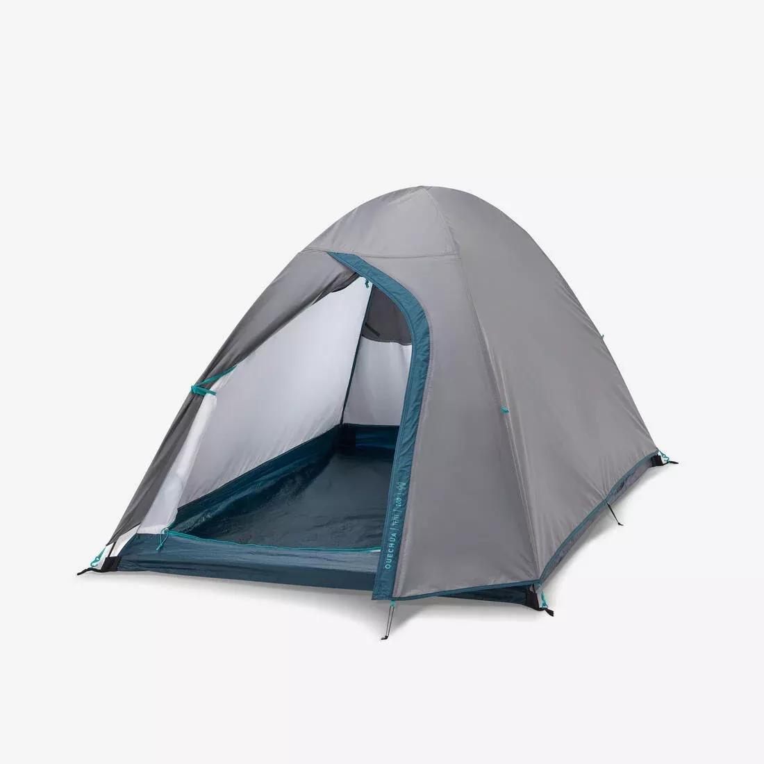 QUECHUA - Mh100 Camping Tent Man, Grey