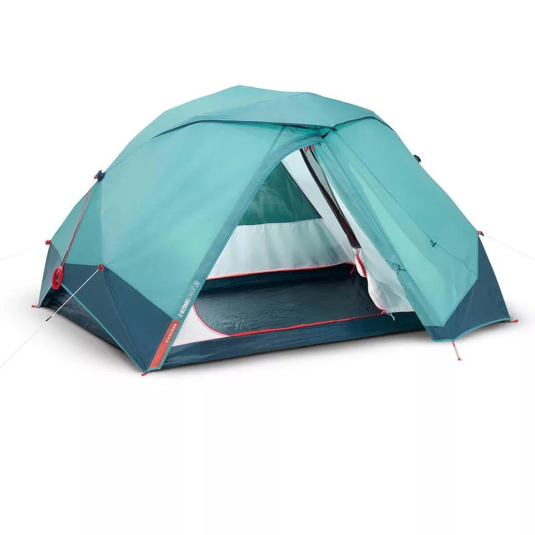 Camping Tent 2 Seconds Easy, 2 People, Blue, No Color, large image number 0