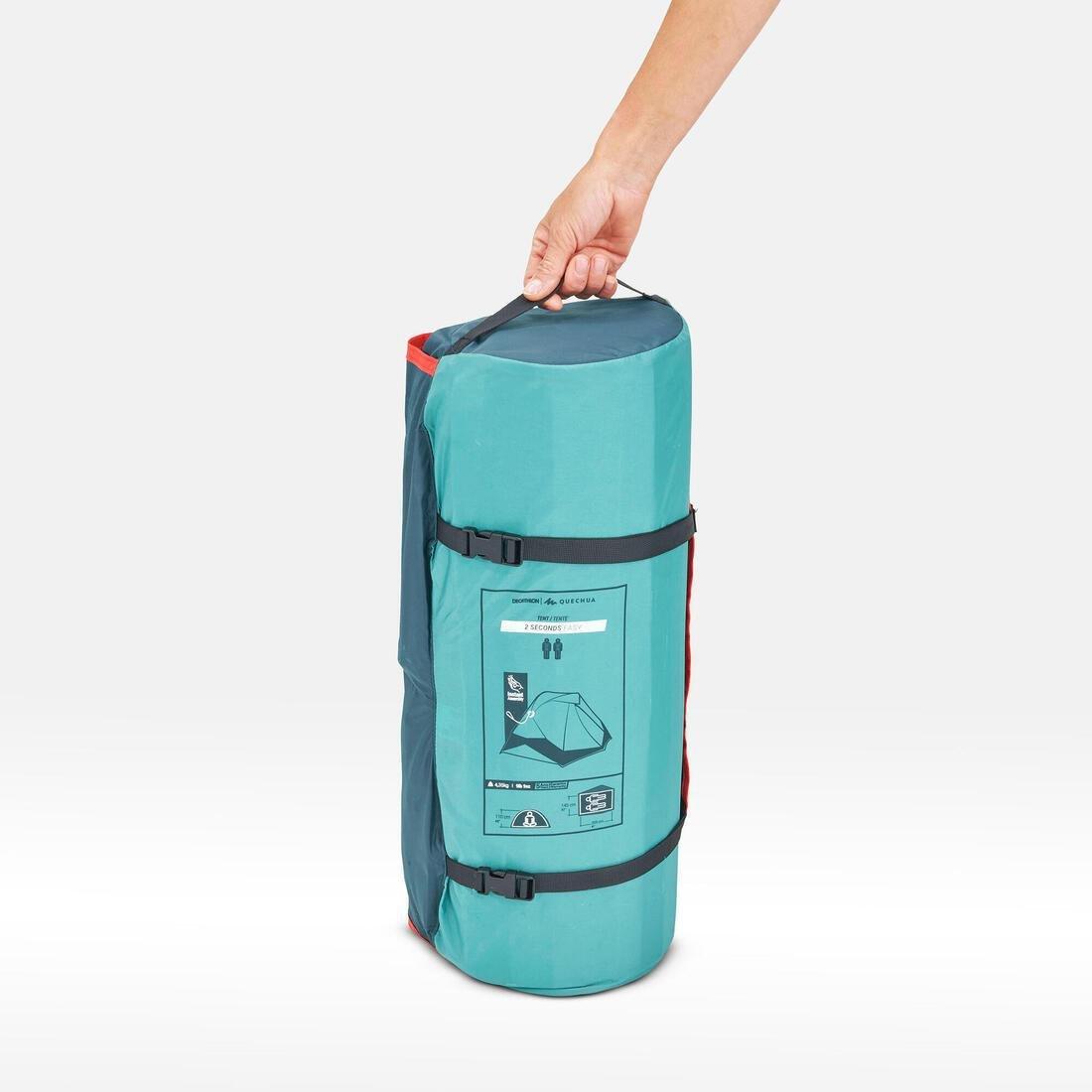 Camping Tent 2 Seconds Easy, 2 People, Blue, No Color, large image number 2