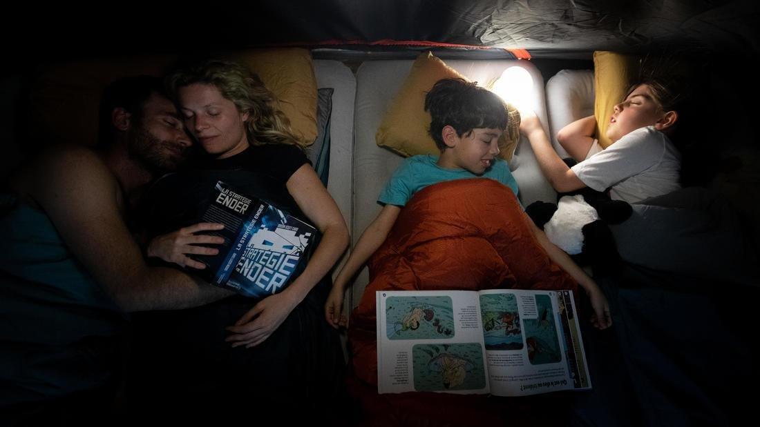 Camping Sleeping Bag Arpenaz , Deep Petrol Blue, No Color, large image number 9