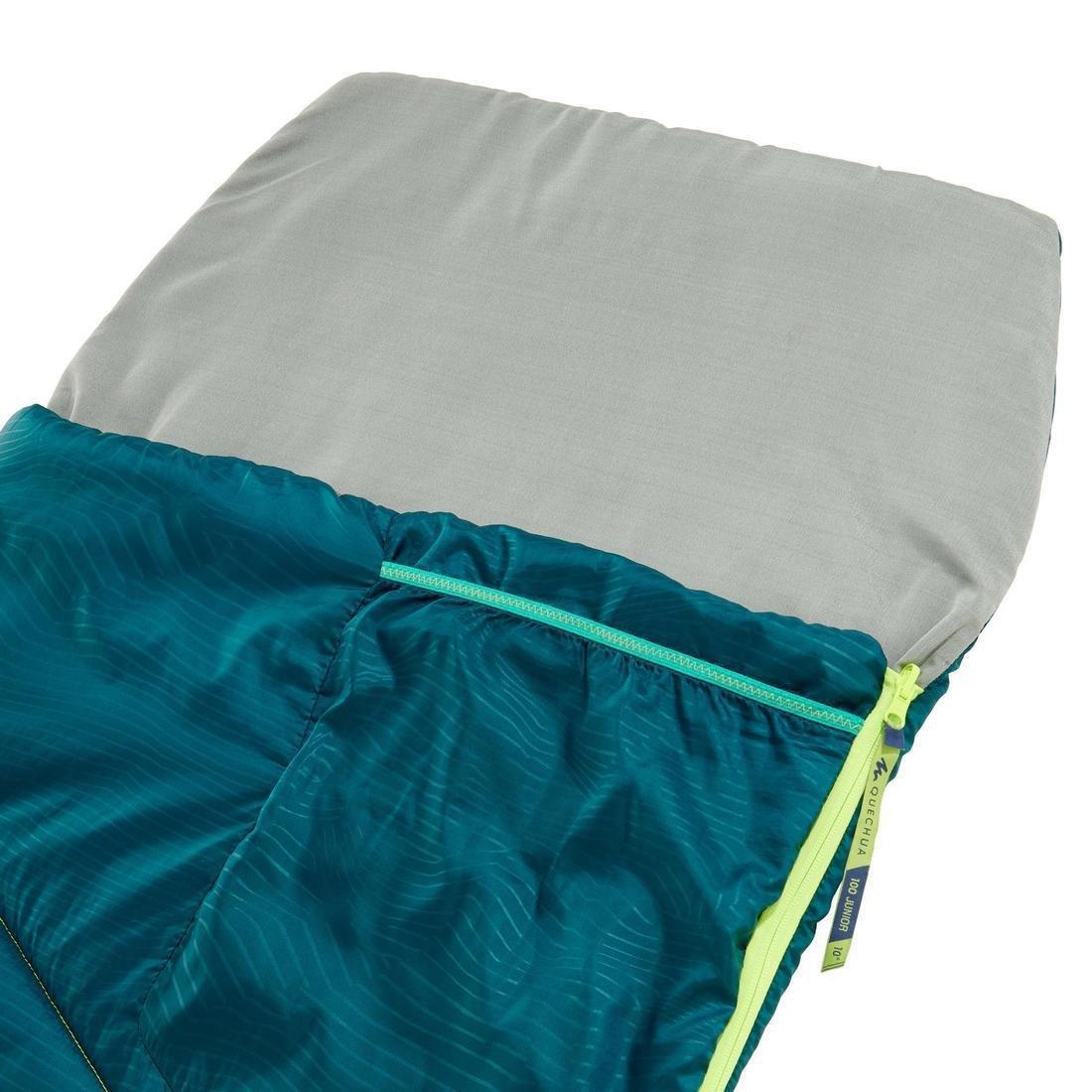 Kids Sleeping Bag - Mh100, Dark Petrol Blue, No Color, large image number 10