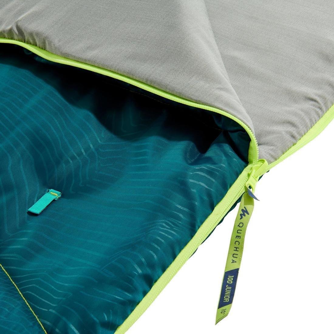 Kids Sleeping Bag - Mh100, Dark Petrol Blue, No Color, large image number 12