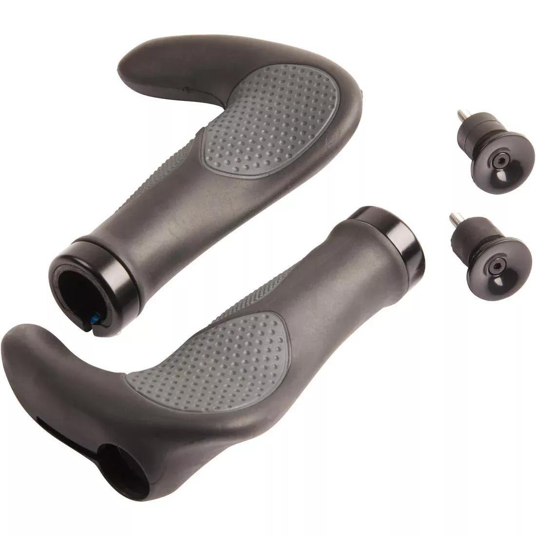 Bike Grips With Bar Ends, No Color, large image number 0