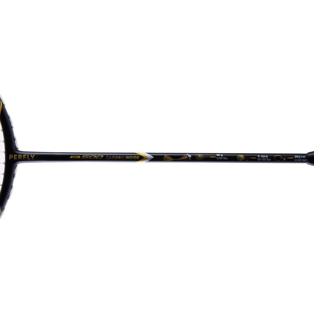 Adult Badminton Racket BR 500, Black, No Color, large image number 7