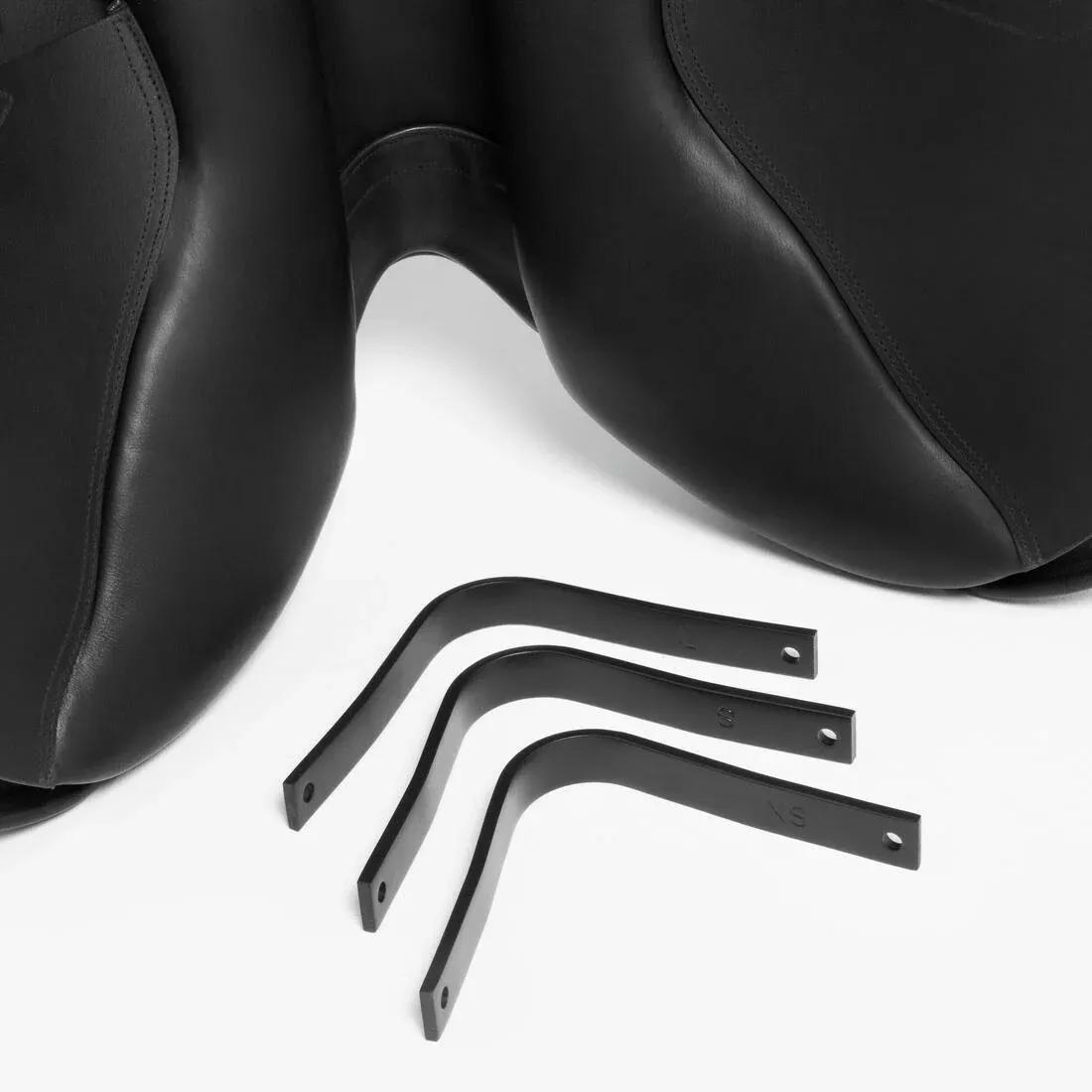 17.5 Synthetic Horse Riding Saddle for Horse and Pony - 100, Black, No Color, large image number 2
