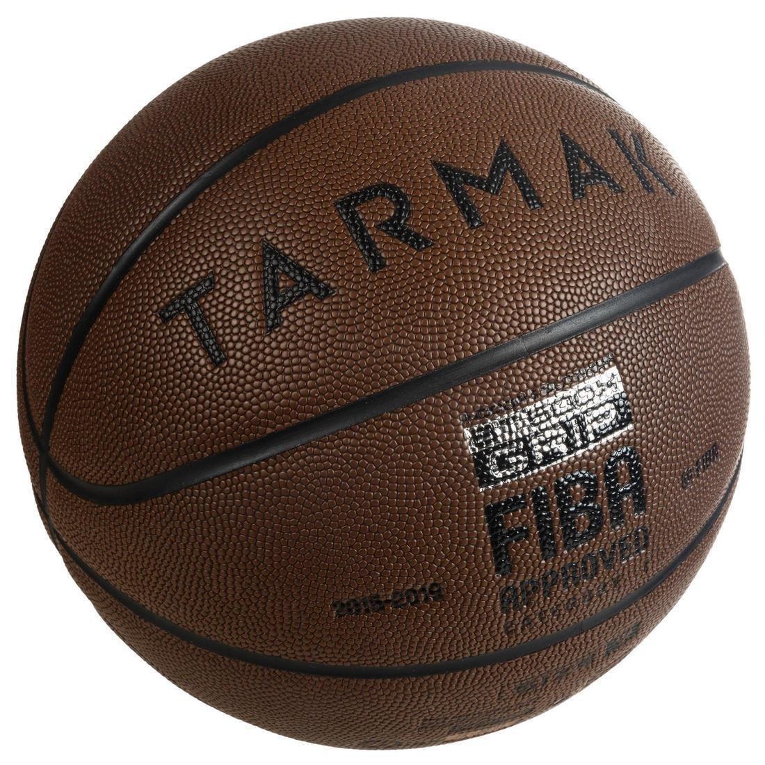 Adult Grippy Basketball - BT500, Brown, No Color, large image number 1