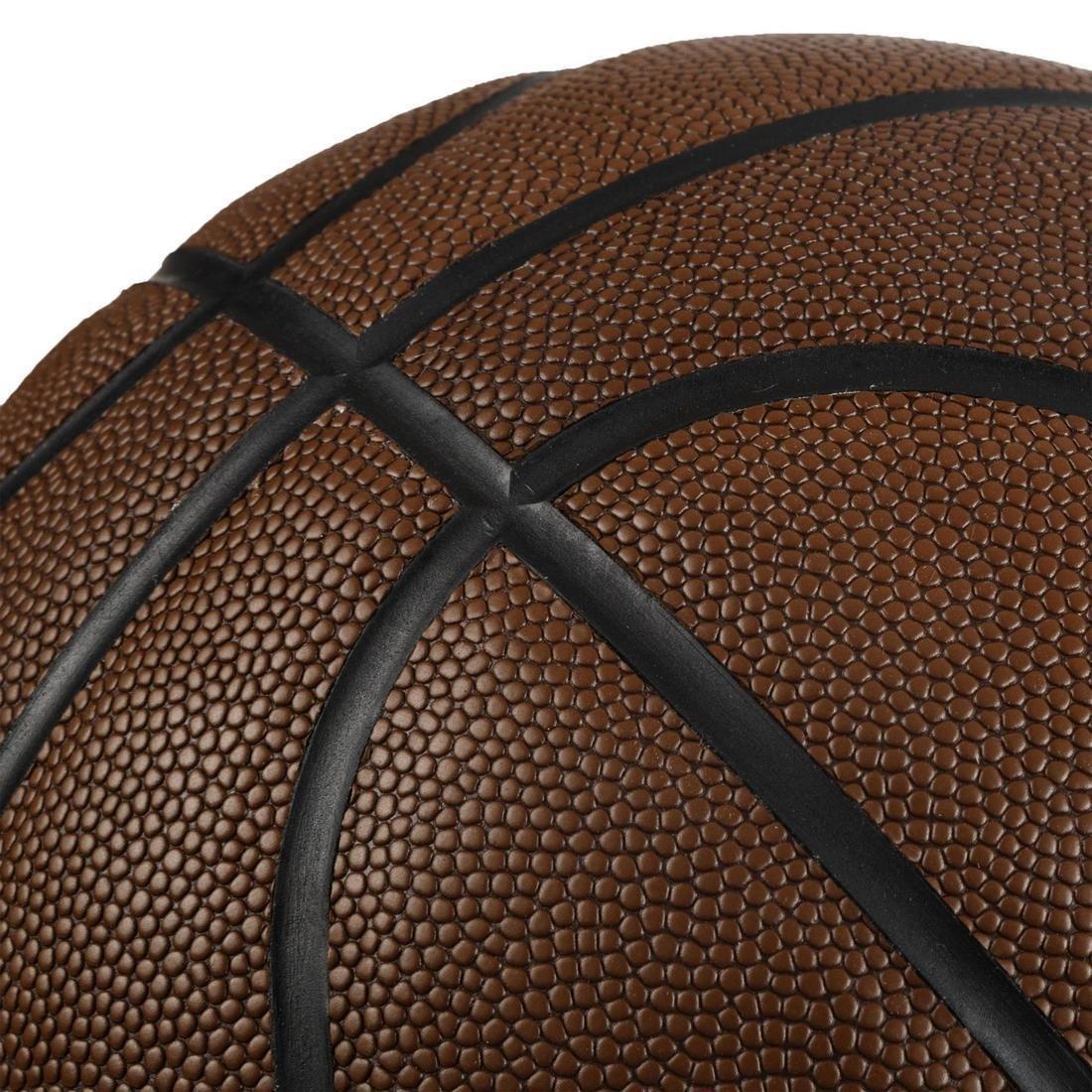 Adult Grippy Basketball - BT500, Brown, No Color, large image number 3
