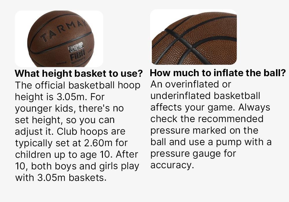 Adult Grippy Basketball - BT500, Brown, No Color, large image number 17