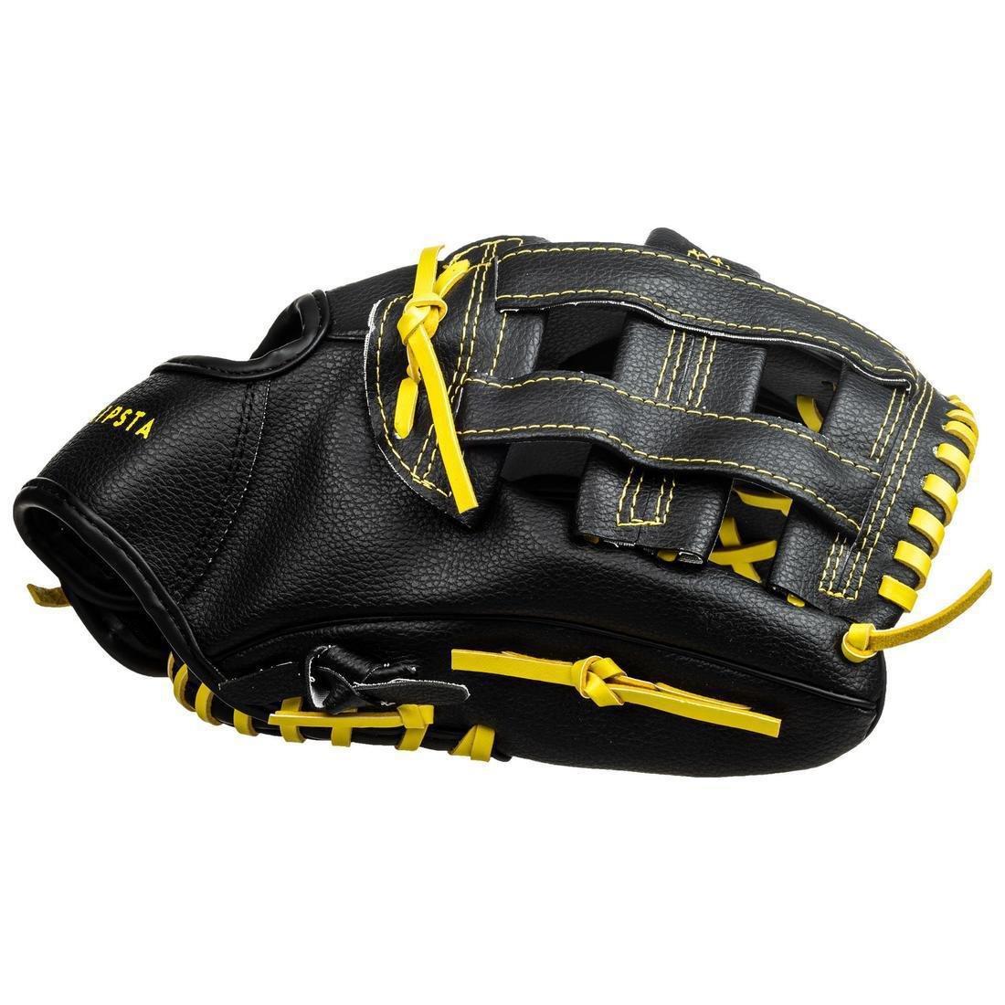 Baseball Glove - BA100 Right Hand, Black, No Color, medium