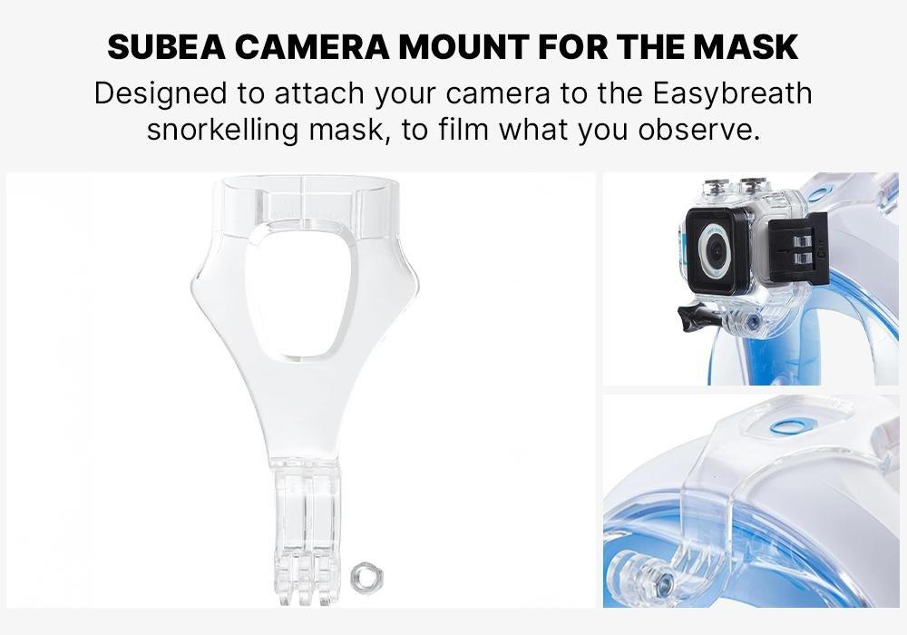 Camera Mount For The First Version Of The Easybreath Mask Without Nut., No Color, medium
