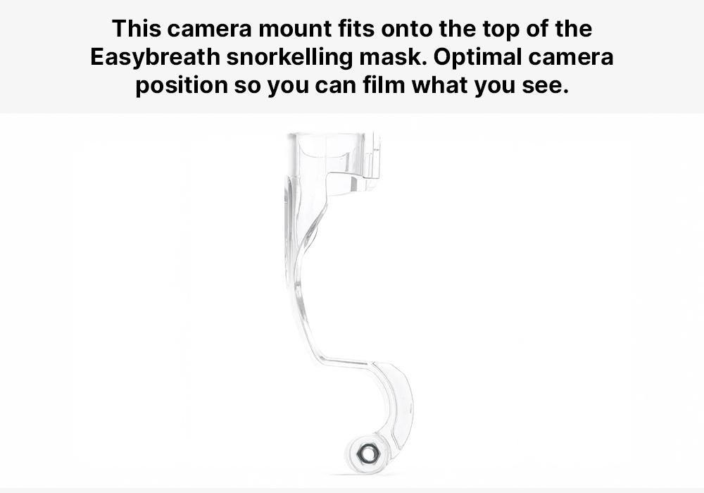 Camera Mount For The First Version Of The Easybreath Mask Without Nut., No Color, medium