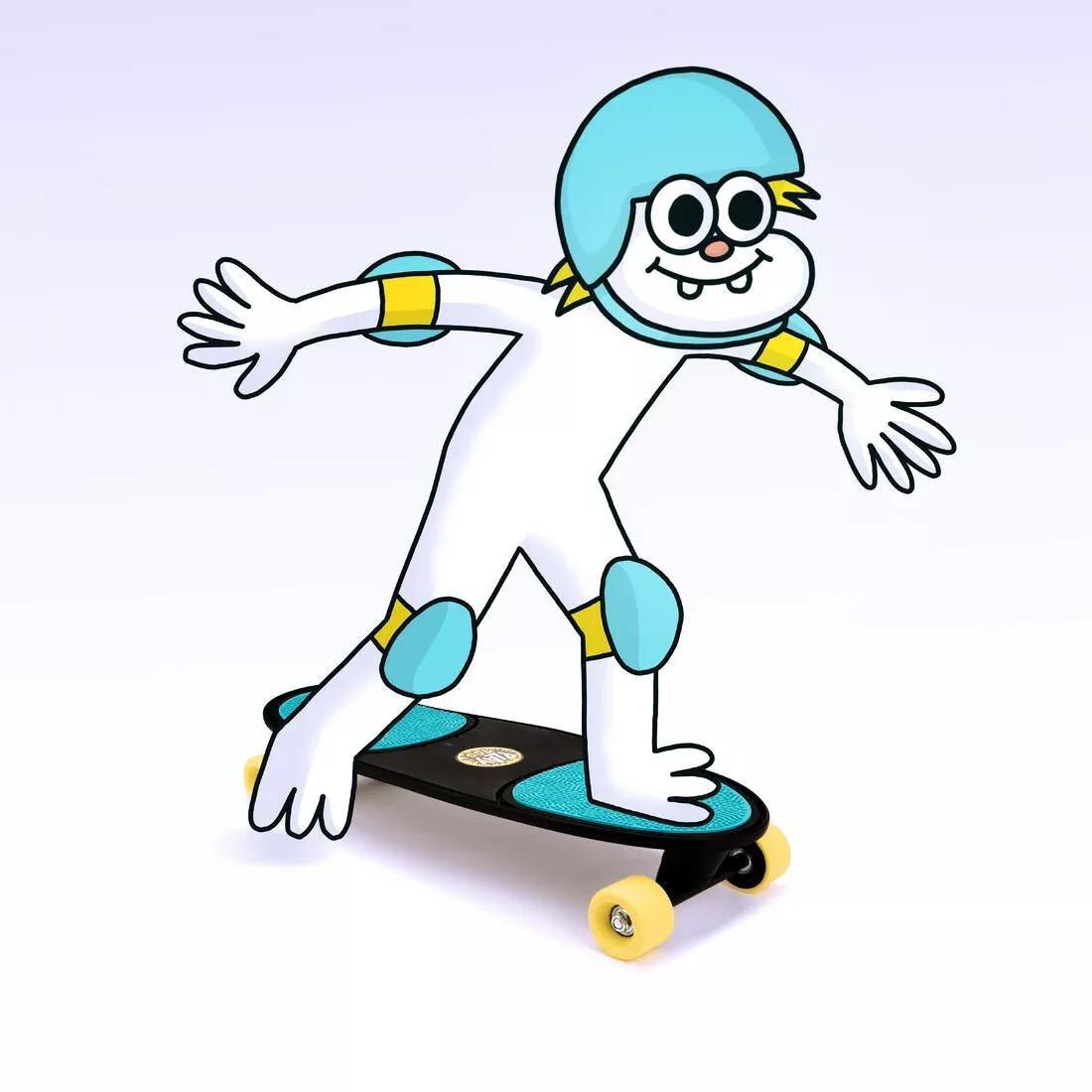 Kids Skateboard Play 100, Black, No Color, large image number 7