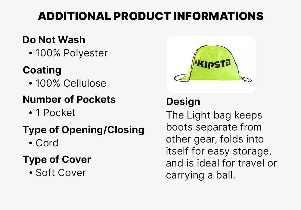 Boot Bag Light, Yellow, No Color, medium