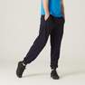 DOMYOS - Fitness Jogging Bottoms With Zip Pockets, Asphalt Blue