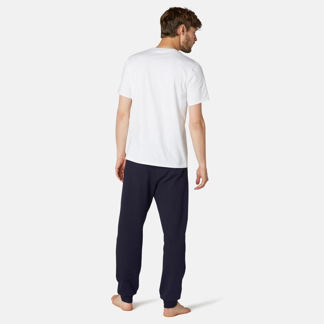 Fitness Jogging Bottoms With Zip Pockets, Blue, No Color, large image number 5