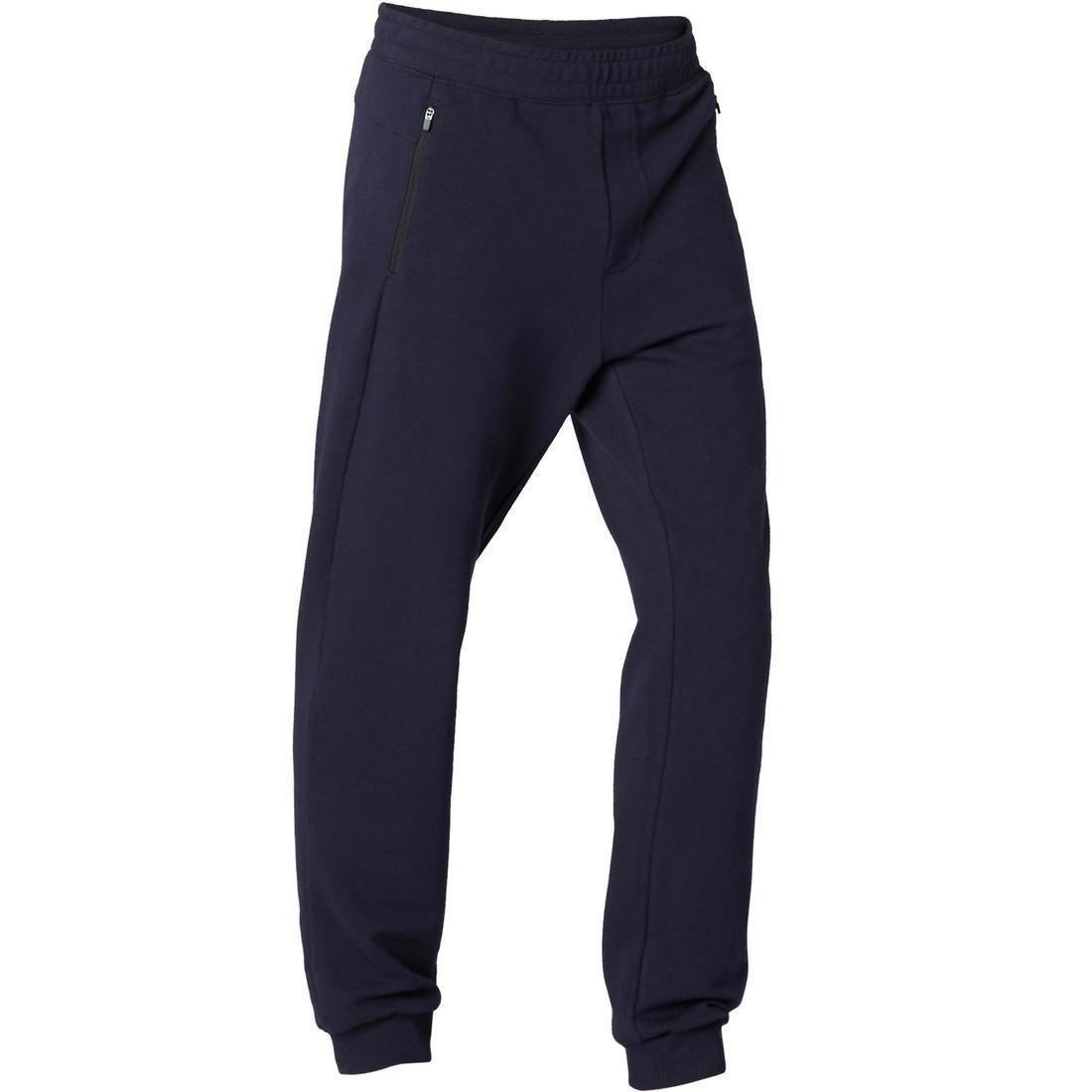 Fitness Jogging Bottoms With Zip Pockets, Blue, No Color, large image number 8