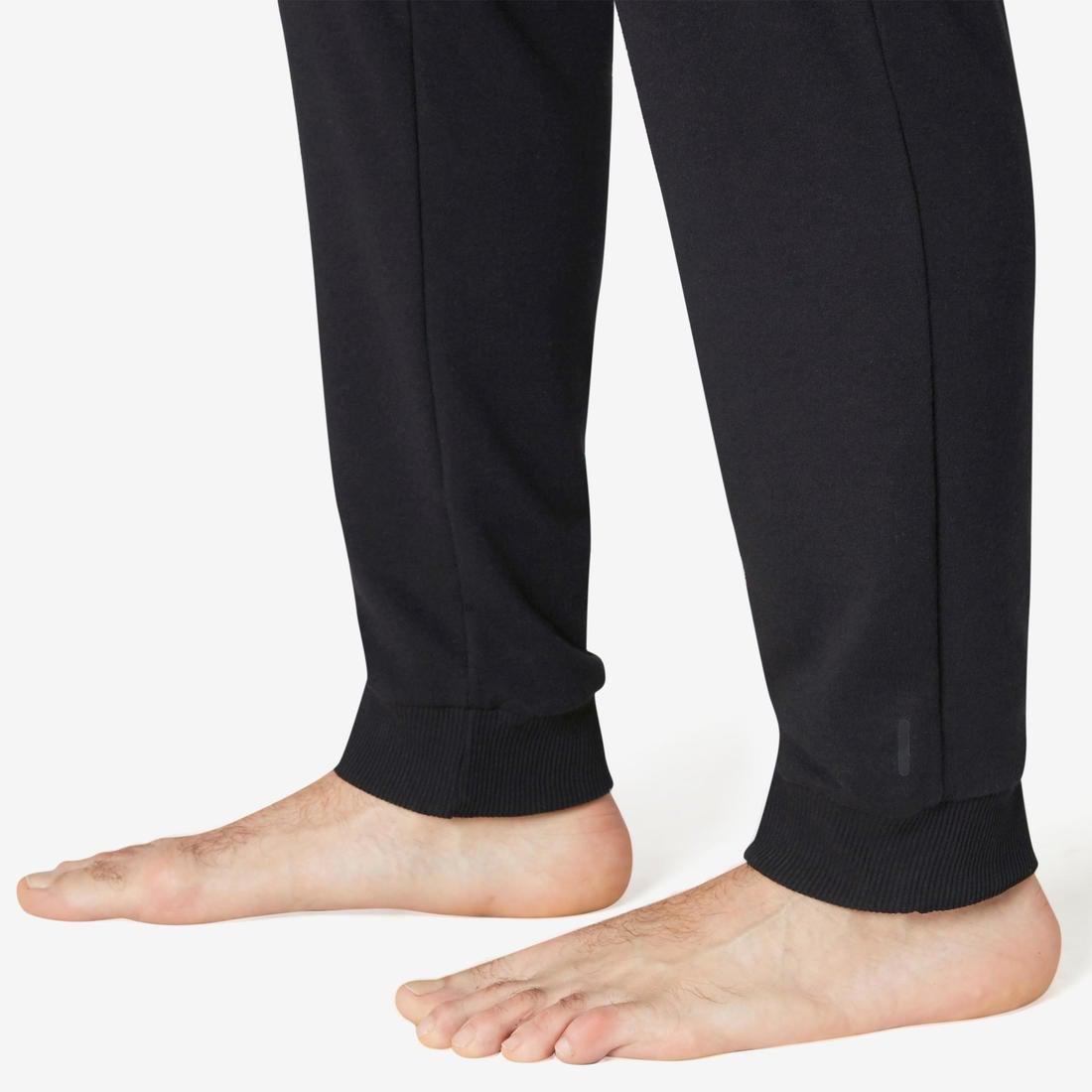 DOMYOS - Fitness Jogging Bottoms With Zip Pockets, Asphalt Blue