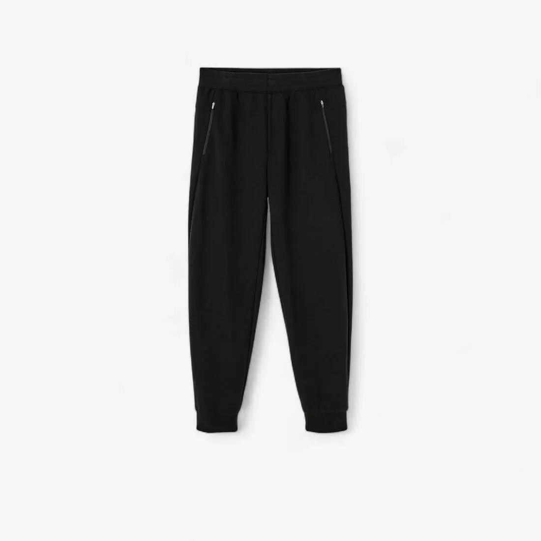 Fitness Jogging Bottoms With Zip Pockets, Black, , large image number 2