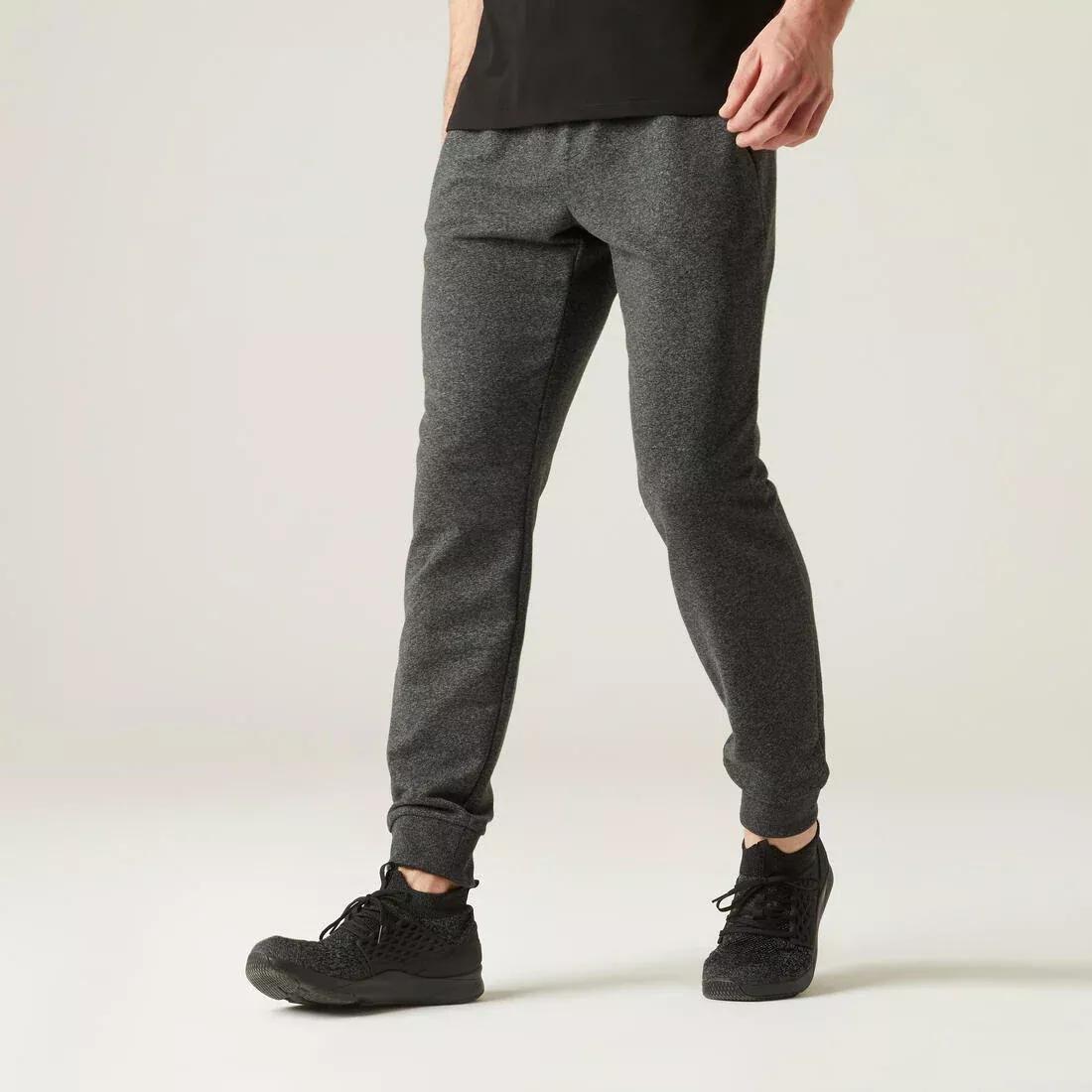 Fitness Jogging Bottoms With Zip Pockets, Black, , large image number 6