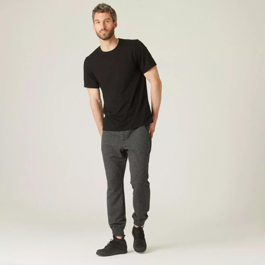 Fitness Jogging Bottoms With Zip Pockets, Black, , large image number 10