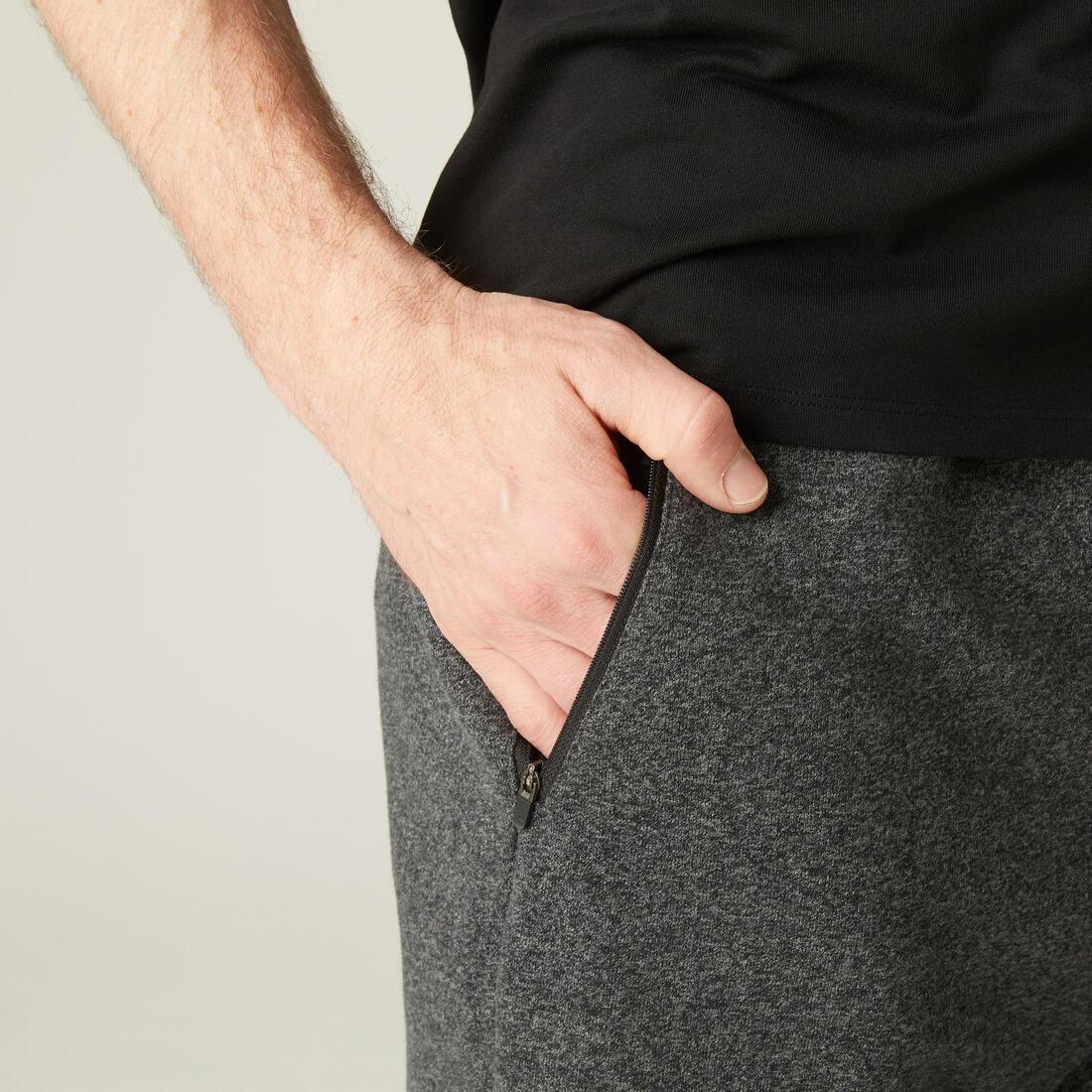 Fitness Jogging Bottoms With Zip Pockets, Black, , large image number 14