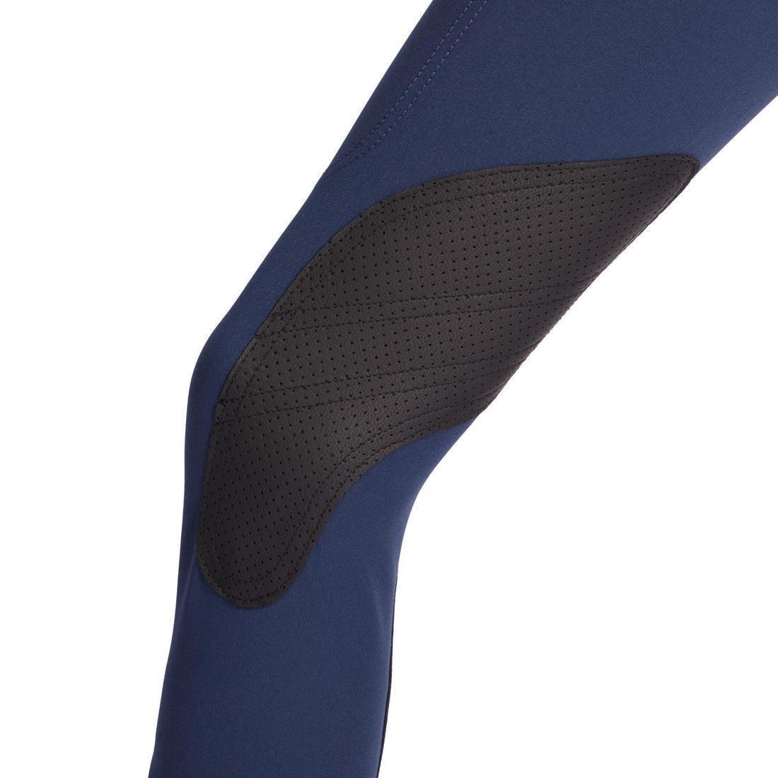 500 Children's Horse Riding Mesh JodhpurNavy, Deep Navy, No Color, large image number 10