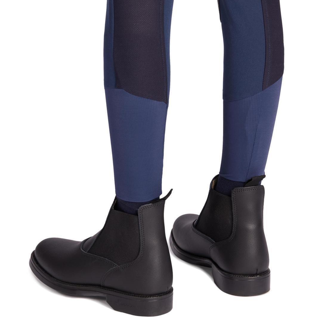500 Children's Horse Riding Mesh JodhpurNavy, Deep Navy, No Color, large image number 12