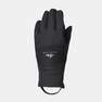 QUECHUA - Kids Touchscreen Compatible Hiking Gloves - Sh500 Stretch, Black