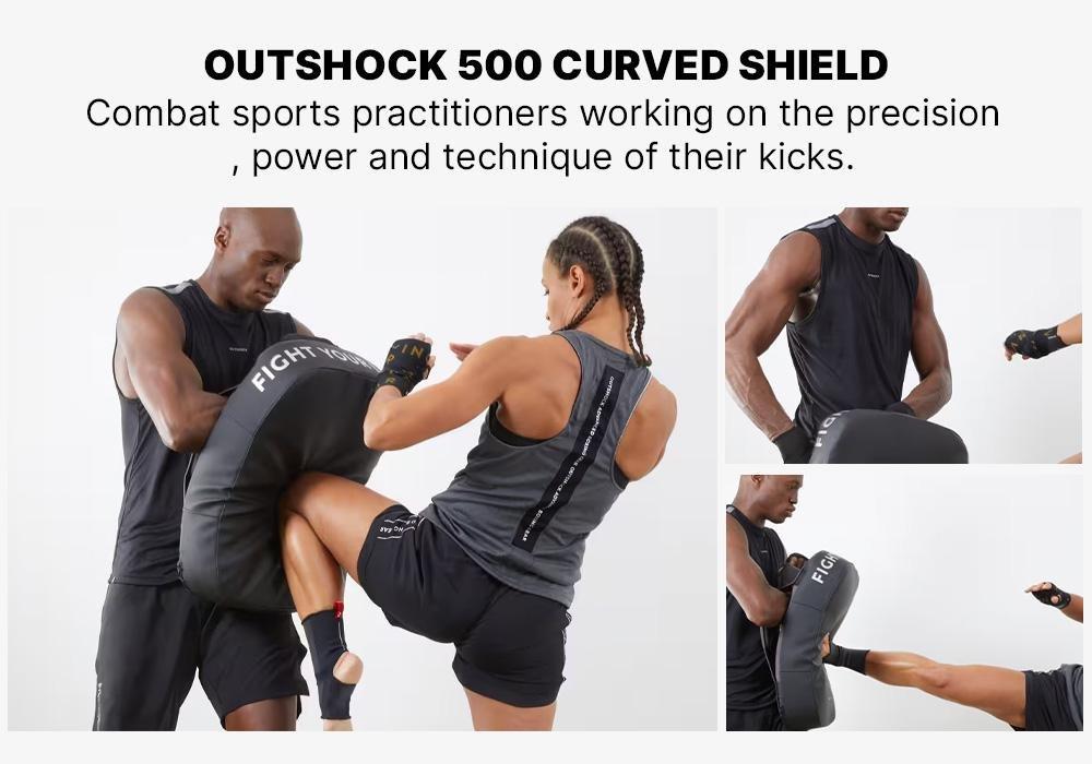 OUTSHOCK - Curved Shield - 500, Black