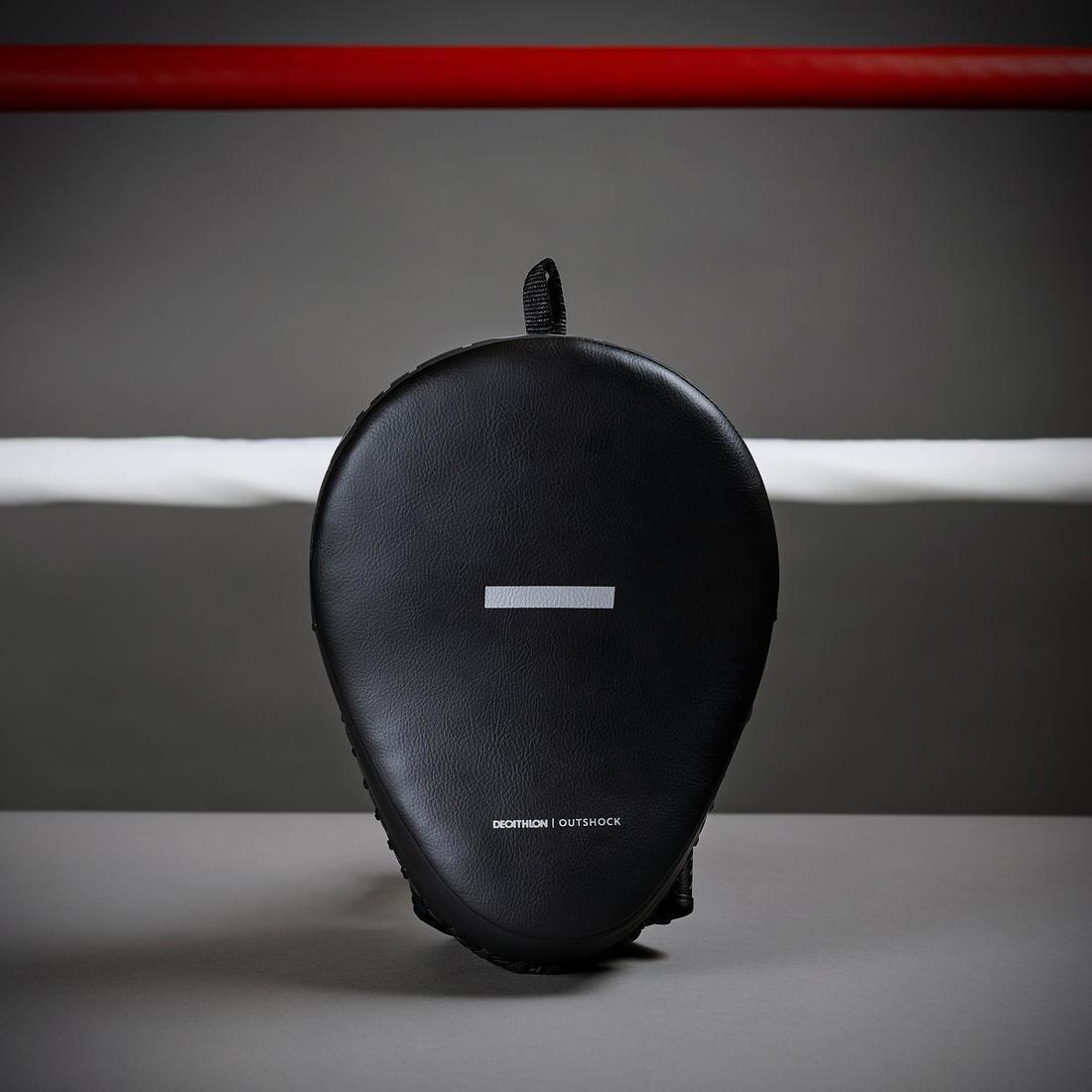 500 Curved Punch Mitts with Fastener Strap, Black, No Color, large image number 4