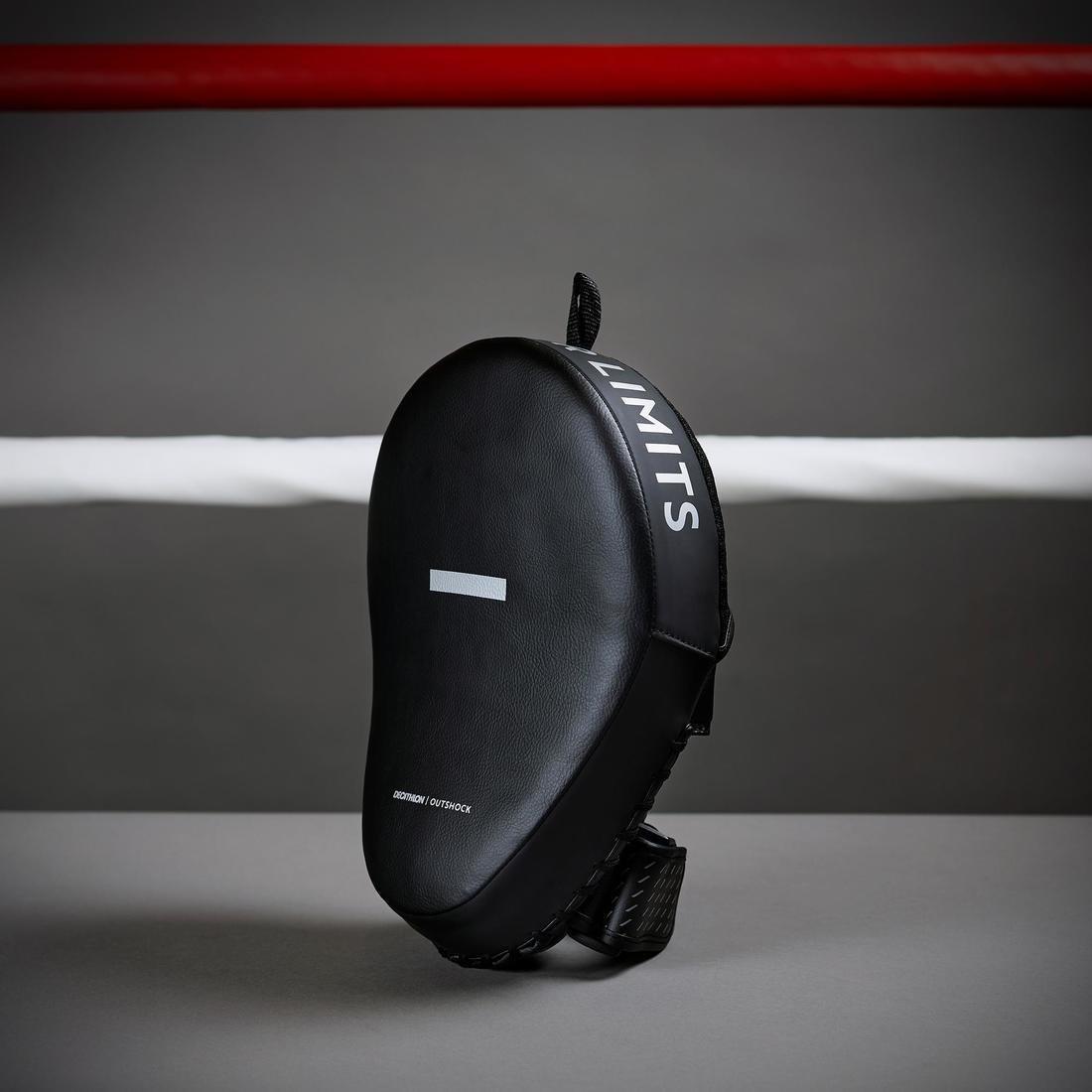 500 Curved Punch Mitts with Fastener Strap, Black, No Color, large image number 6