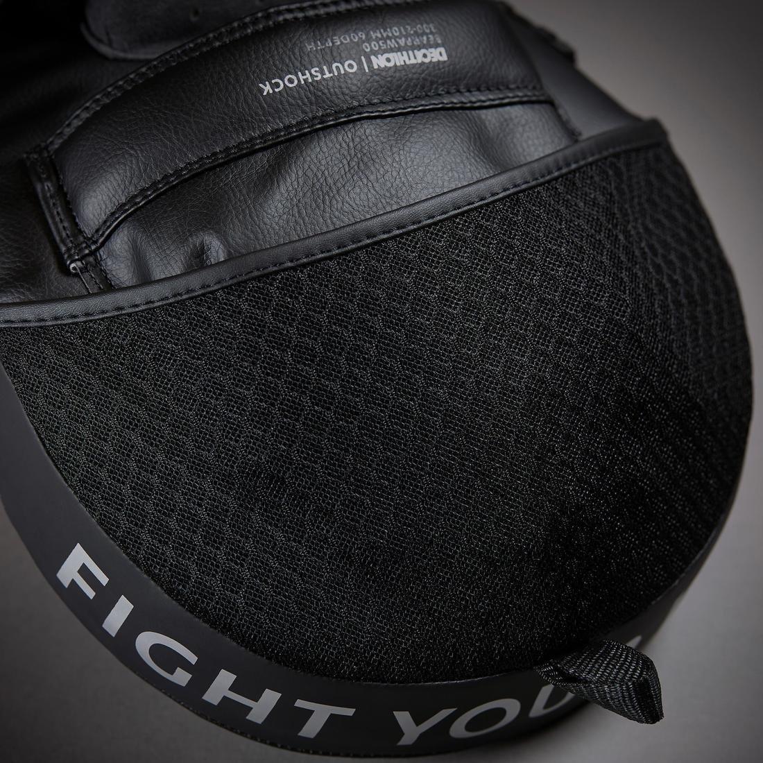 500 Curved Punch Mitts with Fastener Strap, Black, No Color, large image number 8