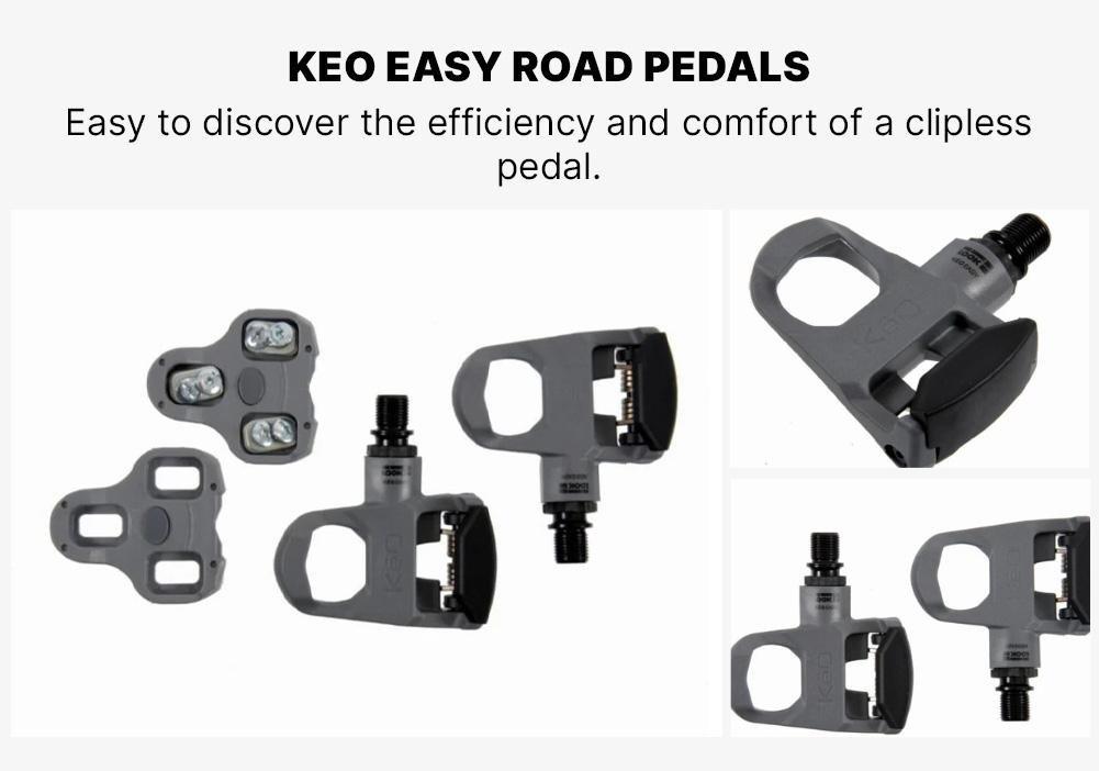 Keo Easy Road Pedals, Grey, No Color, large image number 4