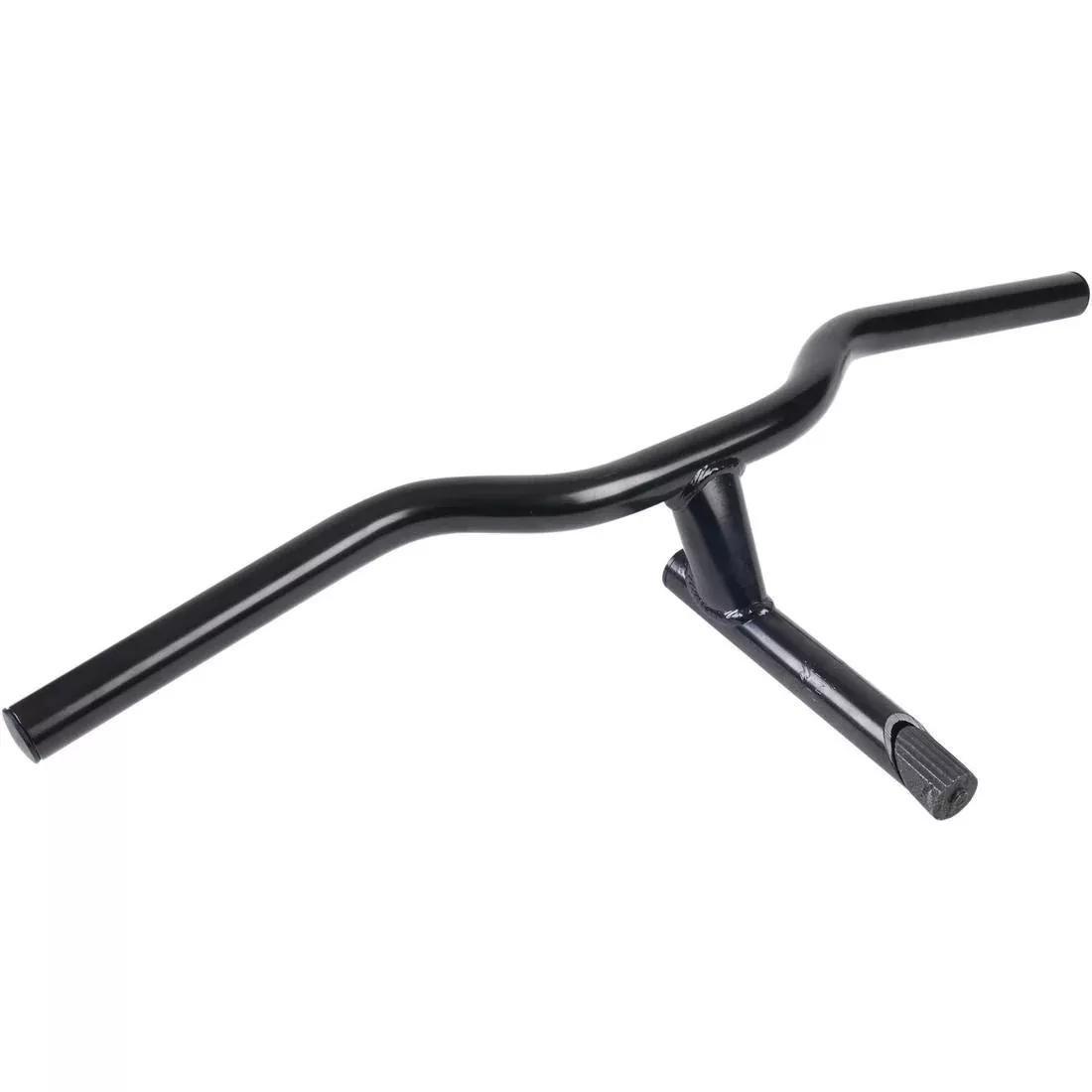 Handlebar Quill Stem 1 22.2 mm Diameter 520 mm Long, Black, No Color, medium